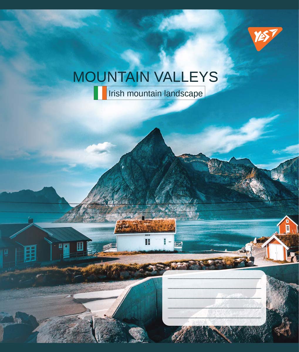 

Набор тетрадей ученических YES Mountain valleys А5 24 листа в клетку 20 шт (764992)