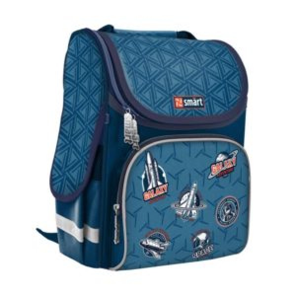 

Рюкзак шкільний каркасний SMART PG-11 Galactic 10 л синій 557039