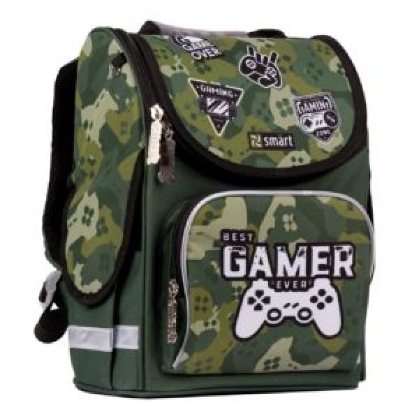 

Рюкзак шкільний каркасний SMART PG-11 Best Gamer 10 л зелений 557016