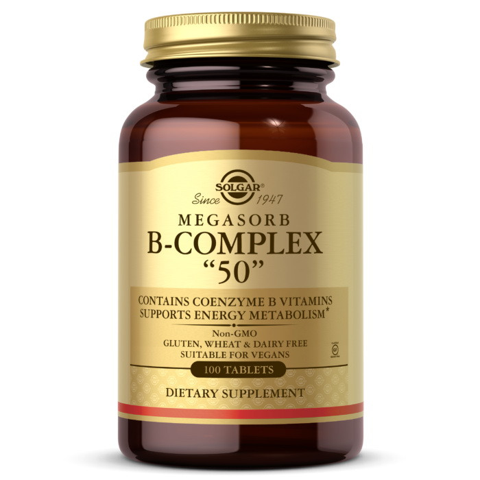 

Комплекс витаминов группы Б Солгар / Solgar B-Complex 50 (100 tabs)