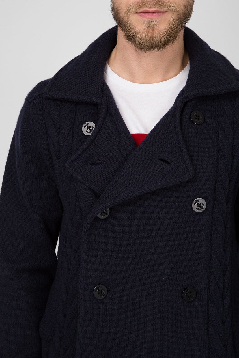 

Мужское темно-синее полупальто Tommy Hilfiger L MW0MW07901