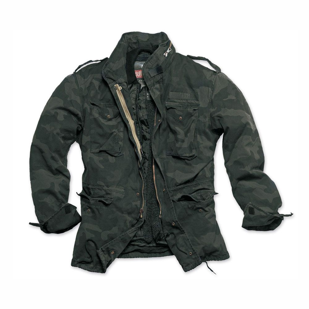 

Куртка Surplus Regiment M 65 Jacket Black Camo XXL Камуфляж (20-2501-42)