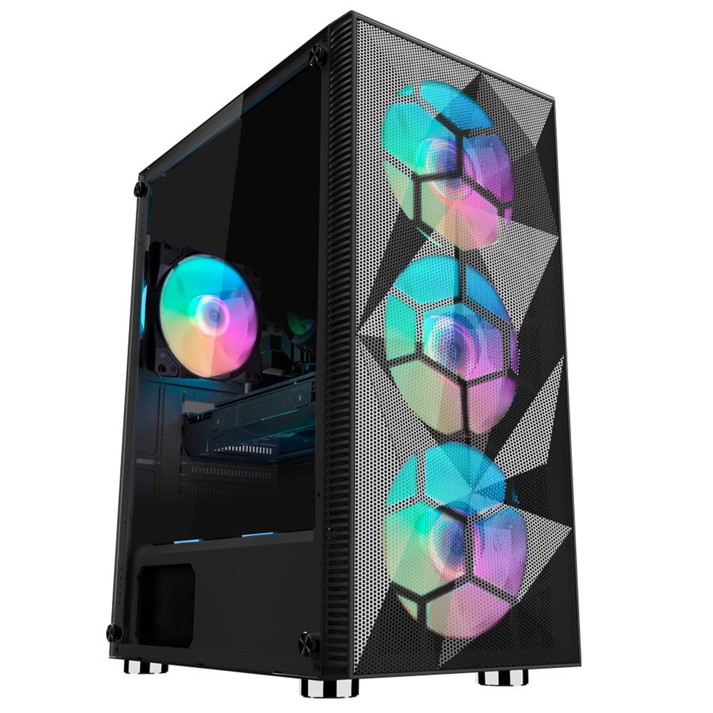 

Корпус 1stPlayer X7-3G6P-1G6 Black без БП