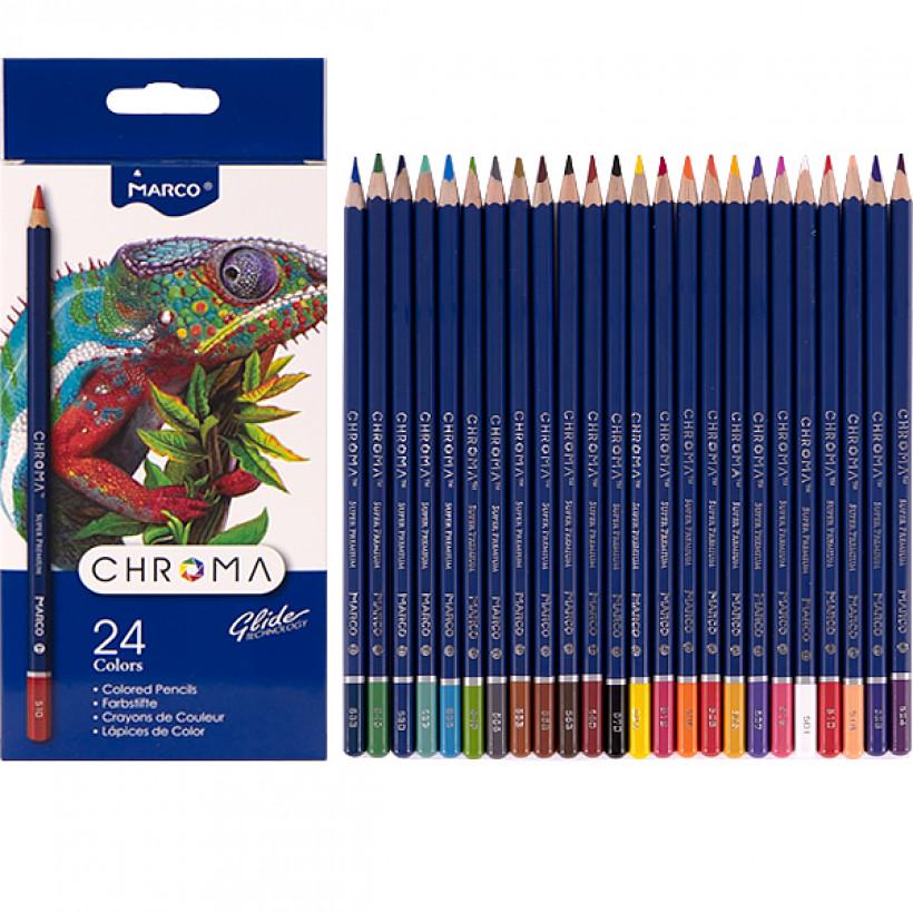 

Карандаши цветные Marco Chroma 24 цвета (8010-24CB)