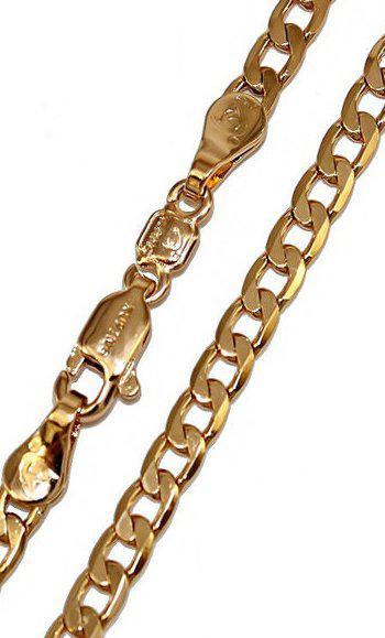 

Цепочка Xuping "Панцирь" 5 мм. длина 49 см. Позолота 18К хц-095