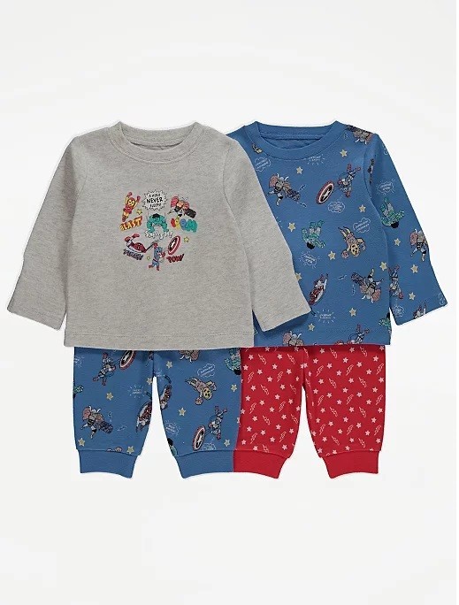 

Комплект пижам Georg Marvel Blue 92-98 см 2шт разноцветные