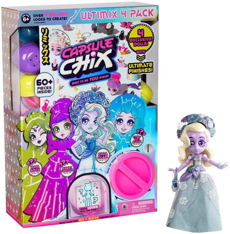 

Ексклюзивний набір Moose Toys із 4 ляльок Capsule Chix Ultimix 4 Pack