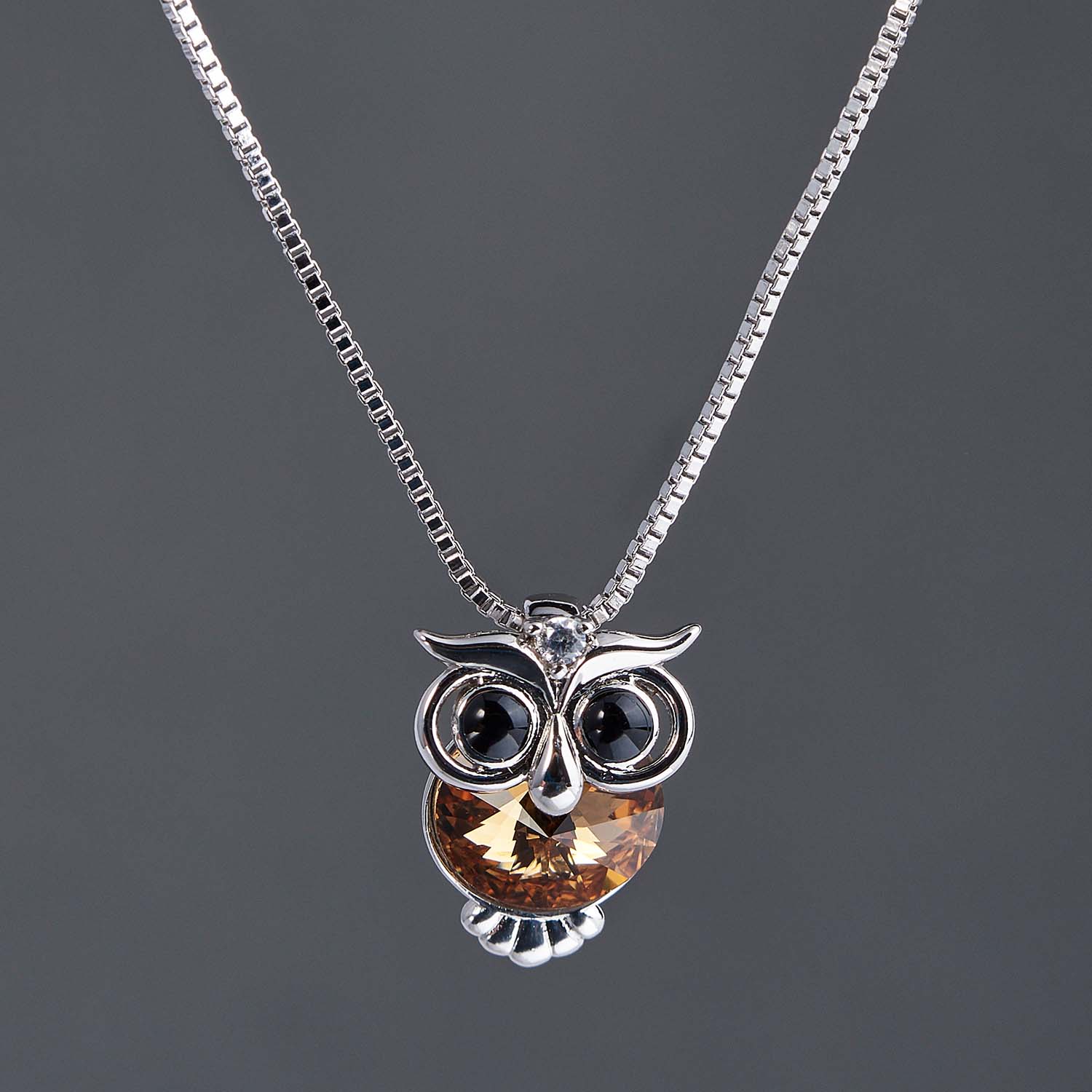 

Кулон с цепочкой Xuping SWR-56 с камнями Swarovski