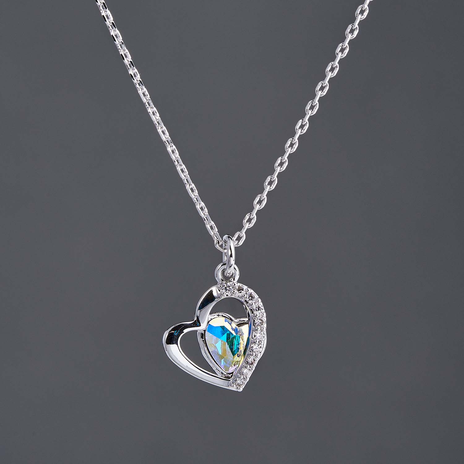 

Кулон с цепочкой Xuping SWR-51 с камнями Swarovski