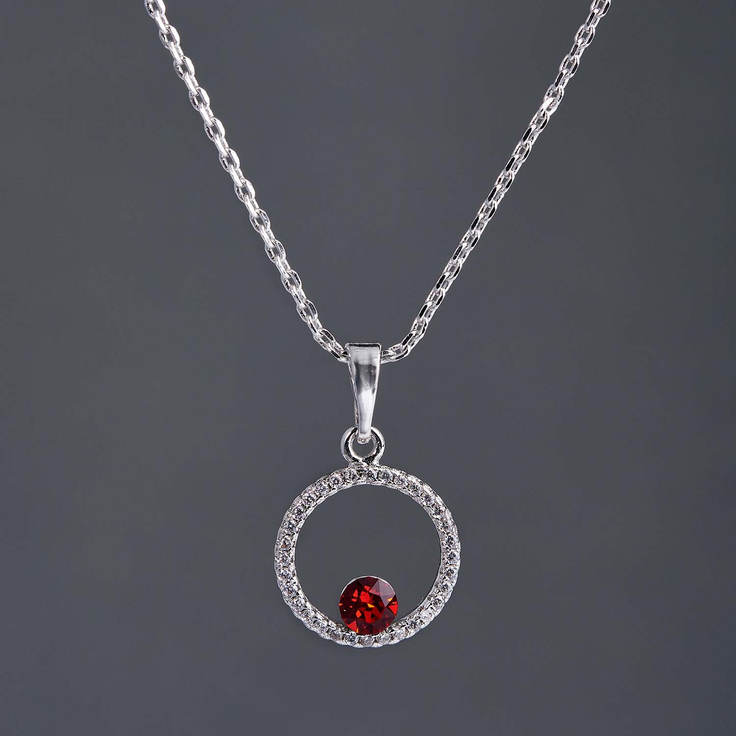 

Кулон с цепочкой Xuping SWR-67 с камнями Swarovski