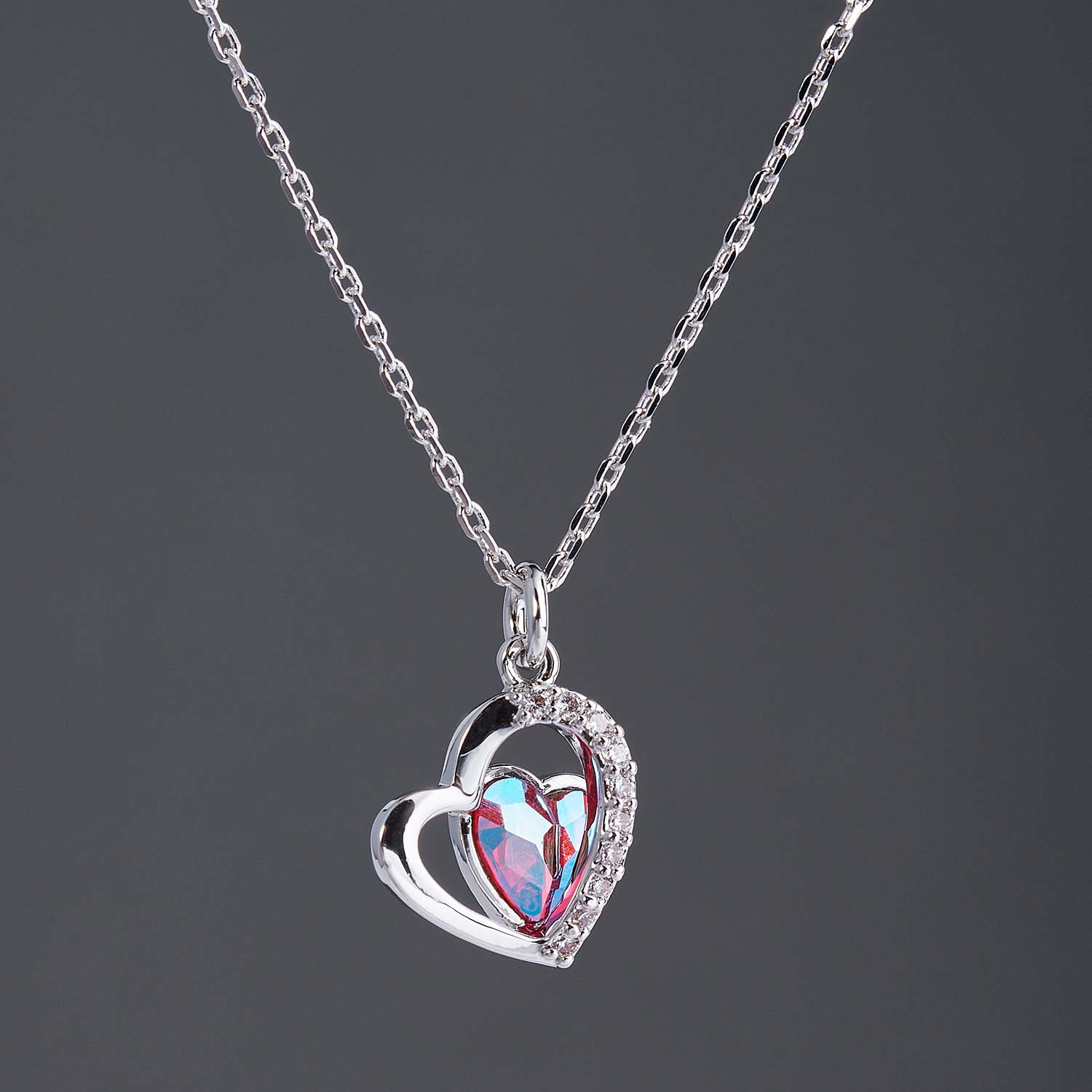 

Кулон с цепочкой Xuping SWR-51(2) с камнями Swarovski