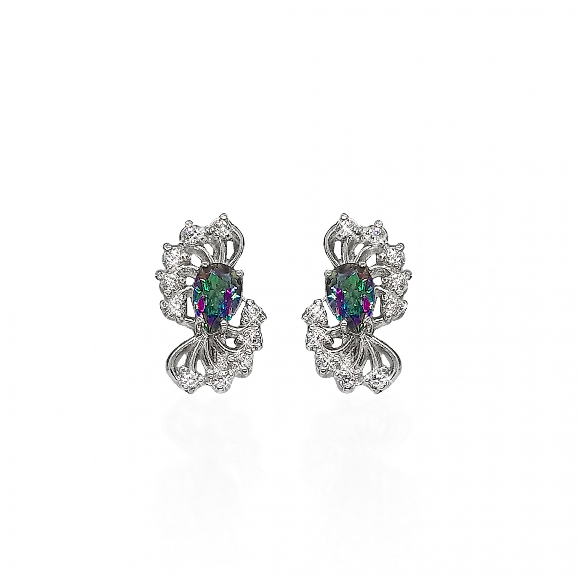 

Серьги из серебра с топазами мистик 40649р