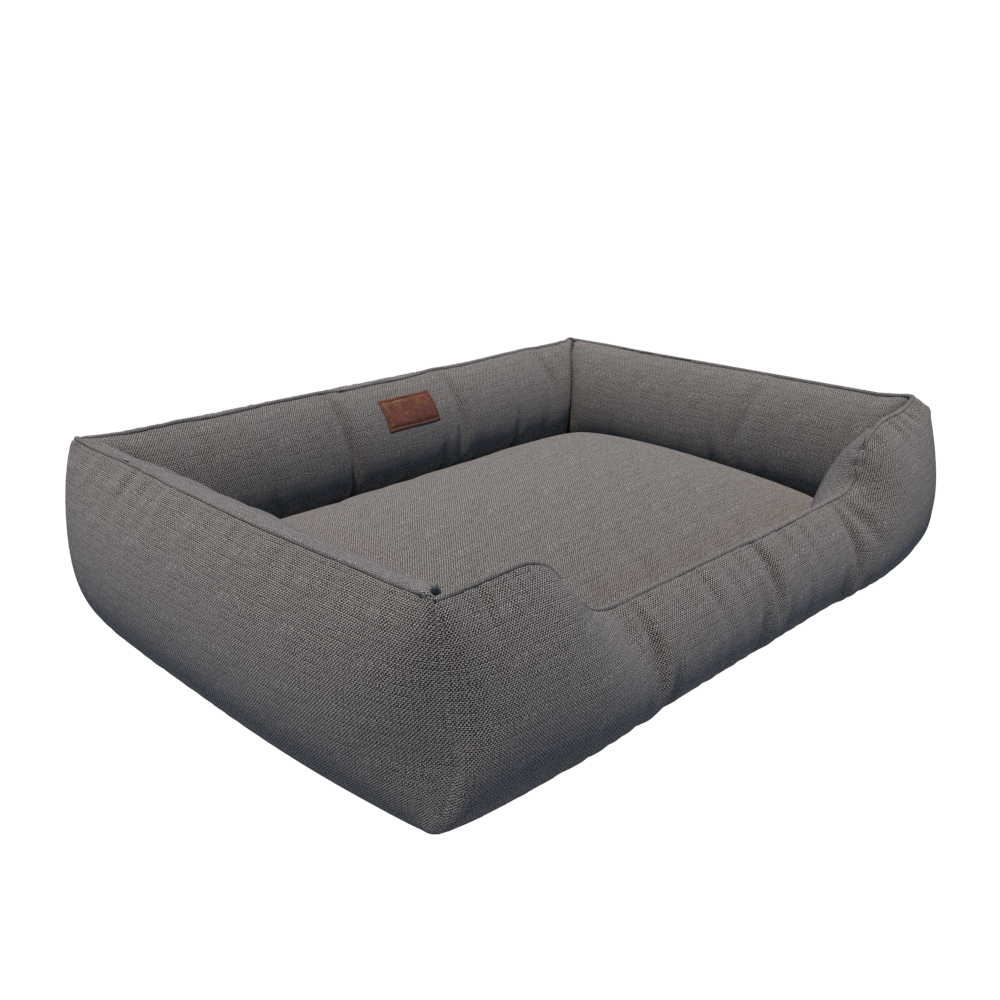 

Лежанка для собаки HardYard 120х80см с бортами и съемным чехлом из прочной ткани и наполнителем из холлофайбера. Цвет: Серый (HY-SB12080-G)