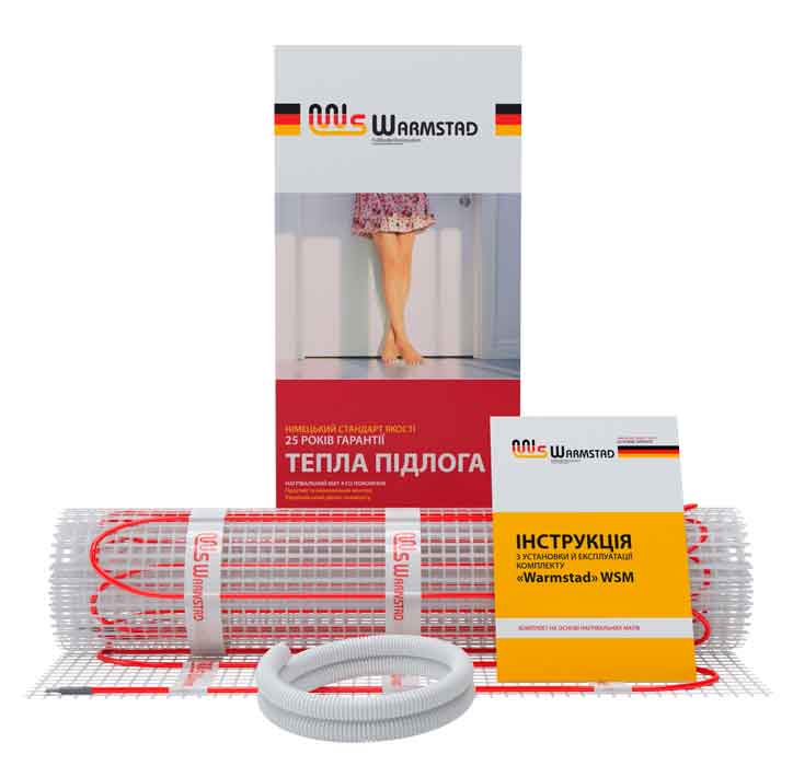 

Нагревательный мат Warmstad WSM-150 14.5 м.кв - 2190Вт