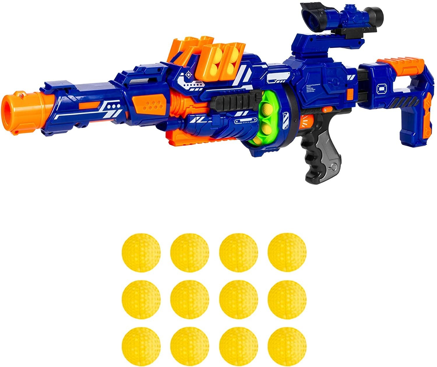 

Бластер Shantou Blaster Barrel Extension 12 пінопластових куль