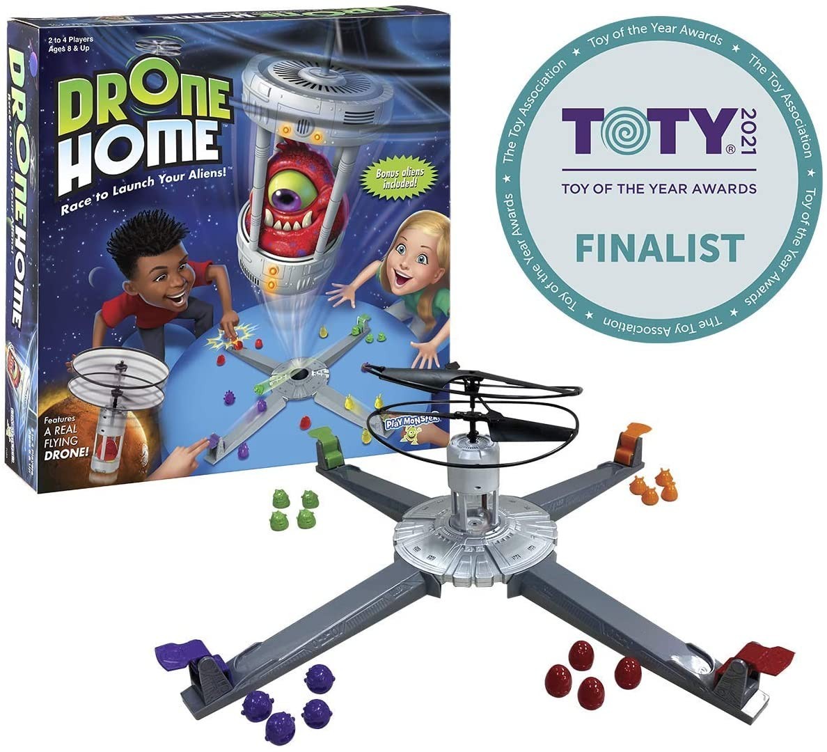 

Настольная Игра PlayMonster Drone Home с настоящим летающим дроном!