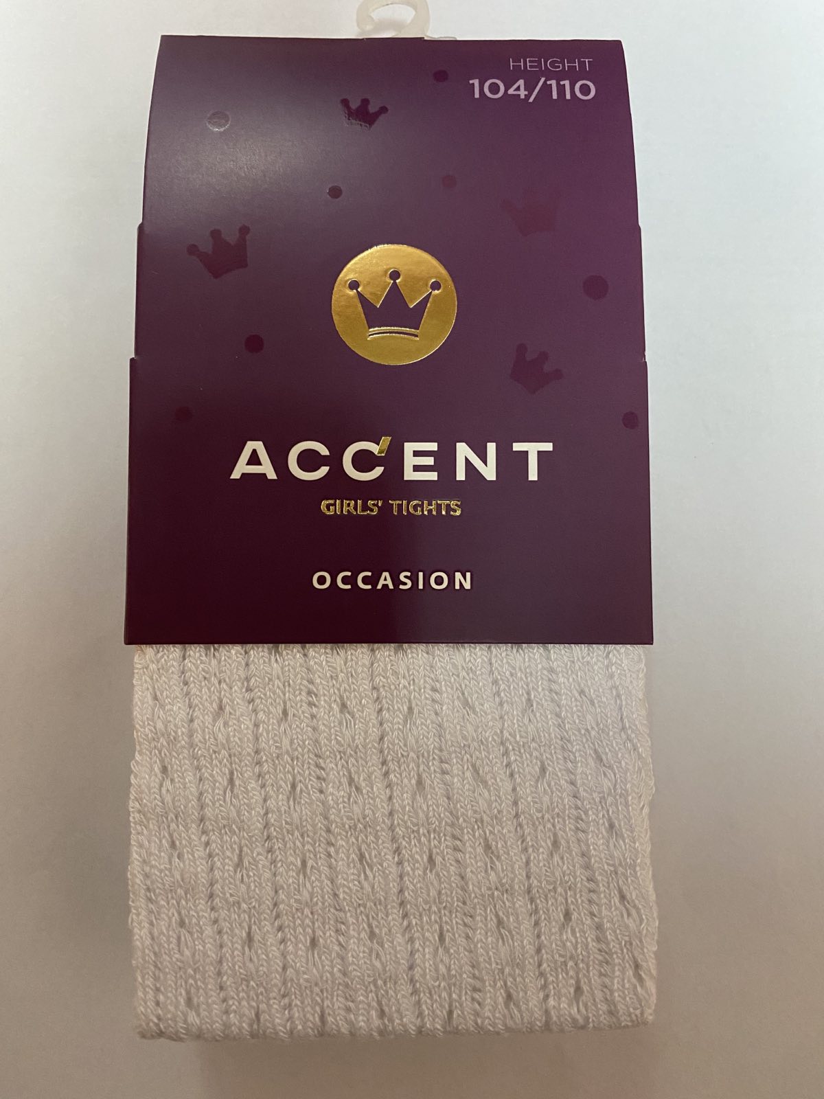 

Дитячі колготки ACCENT 2 0893 122-128 Білий