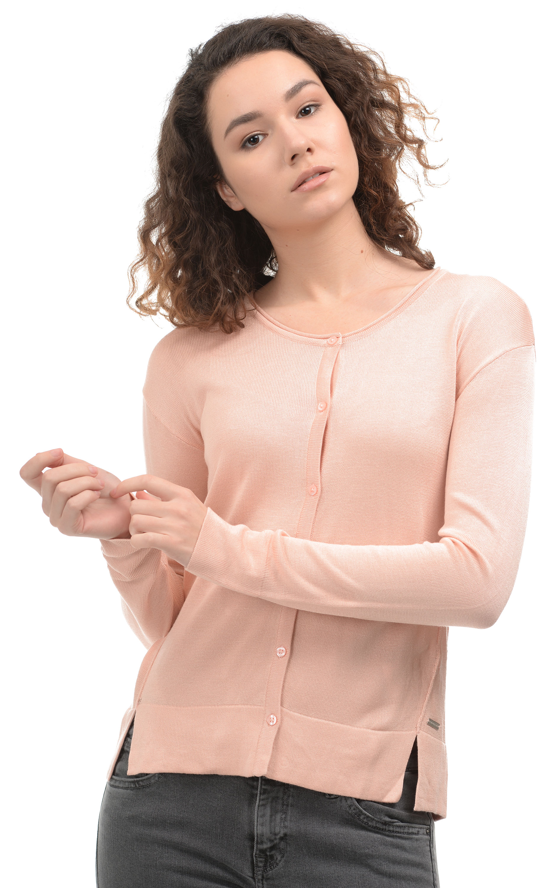 

Кардиган Tom Tailor tt03300364 S Светло-розовый