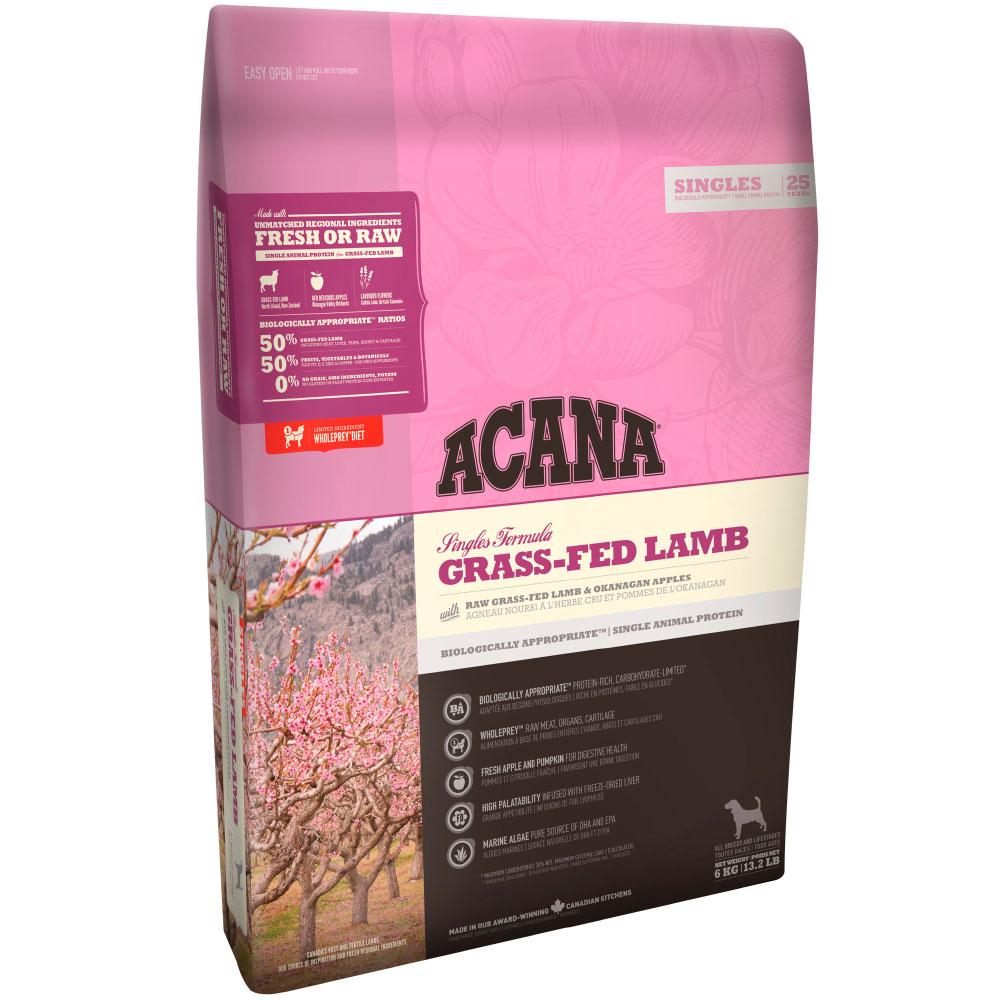 

Сухой корм для собак Acana Singles Grass-Fed Lamb 2 кг