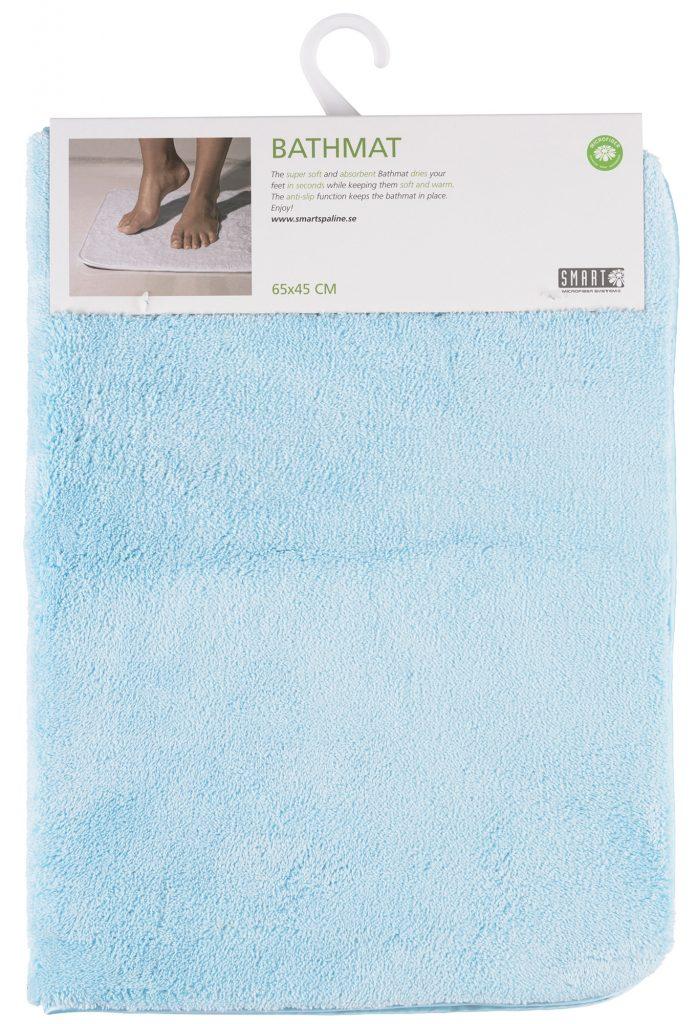 

Коврик для ванной SMART Microfiber System 65*45 см цвета морской волны