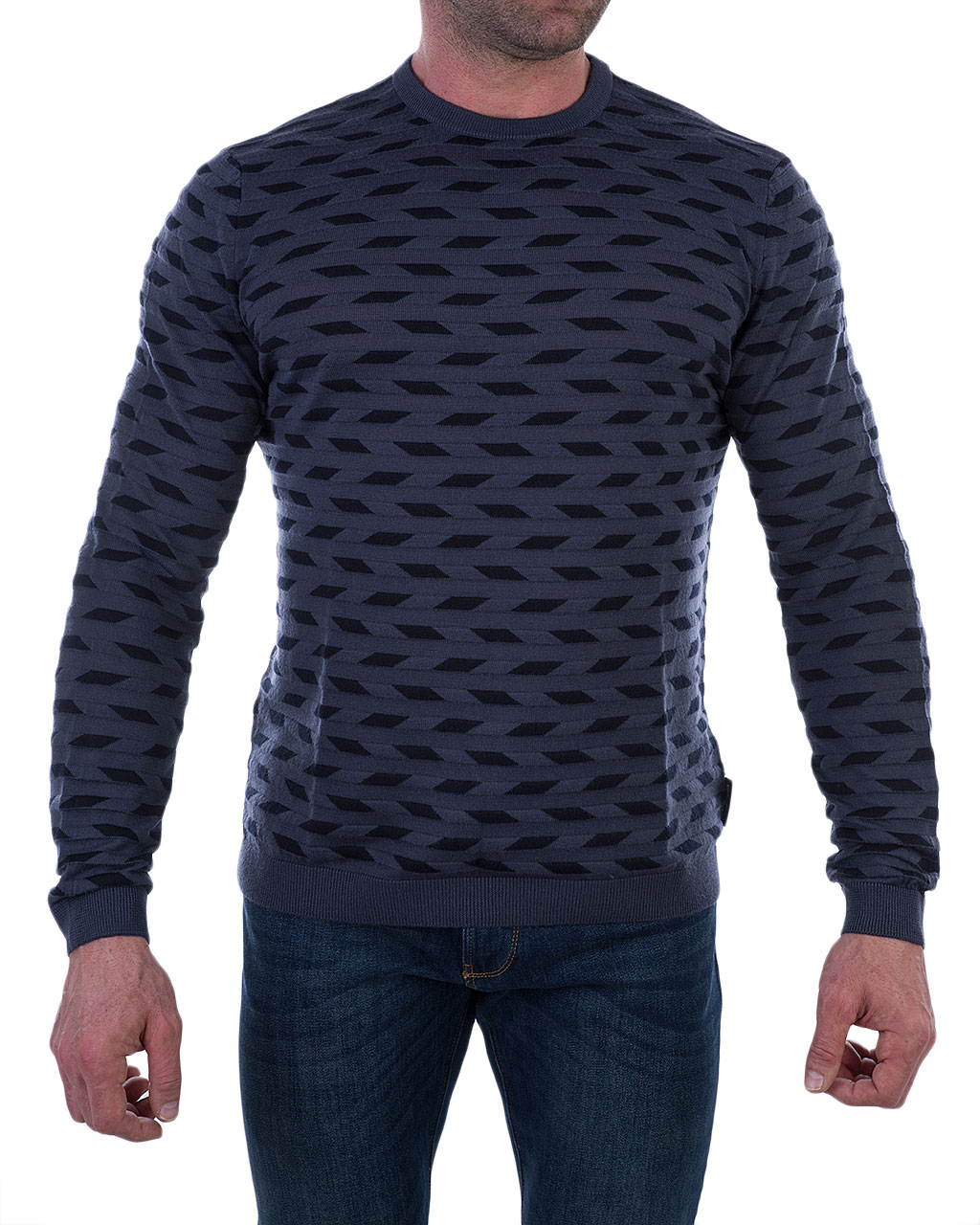 

Джемпер чоловічий EMPORIO ARMANI (6Z1MTA-1M3CZ-F921/8-91) Синій XXL