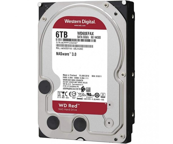 

Жесткий диск WD Red 6 TB (WD60EFAX)