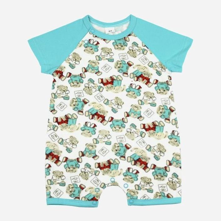 

Песочник Danaya Мишки В19-088 62 см Белый с бирюзовым