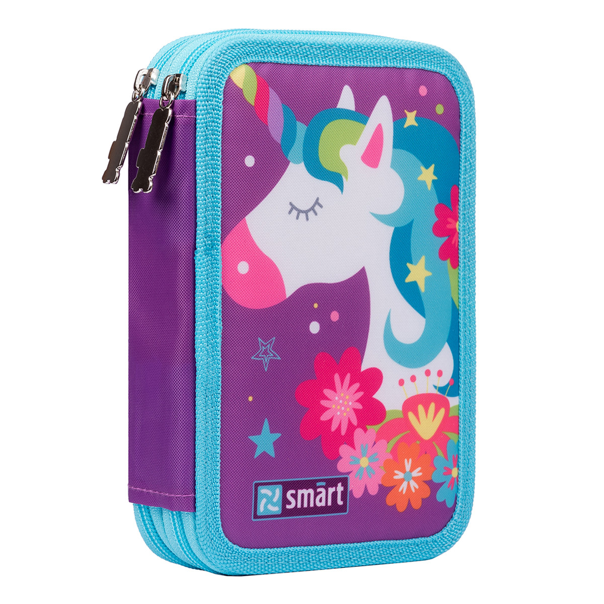 

Пенал-книжка твердый SMART двойной HP-01 Stay Magic пурпурный (532839)