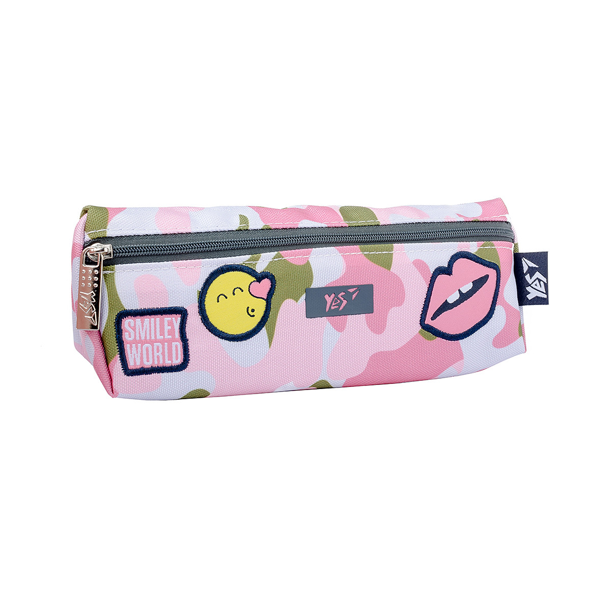 

Пенал мягкий YES UN-01 Smiley World Military girl (532924)