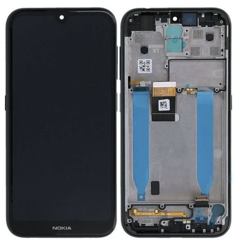 

Дисплей (экран) для Nokia 4.2 + тачскрин, черный, с передней панелью High Copy