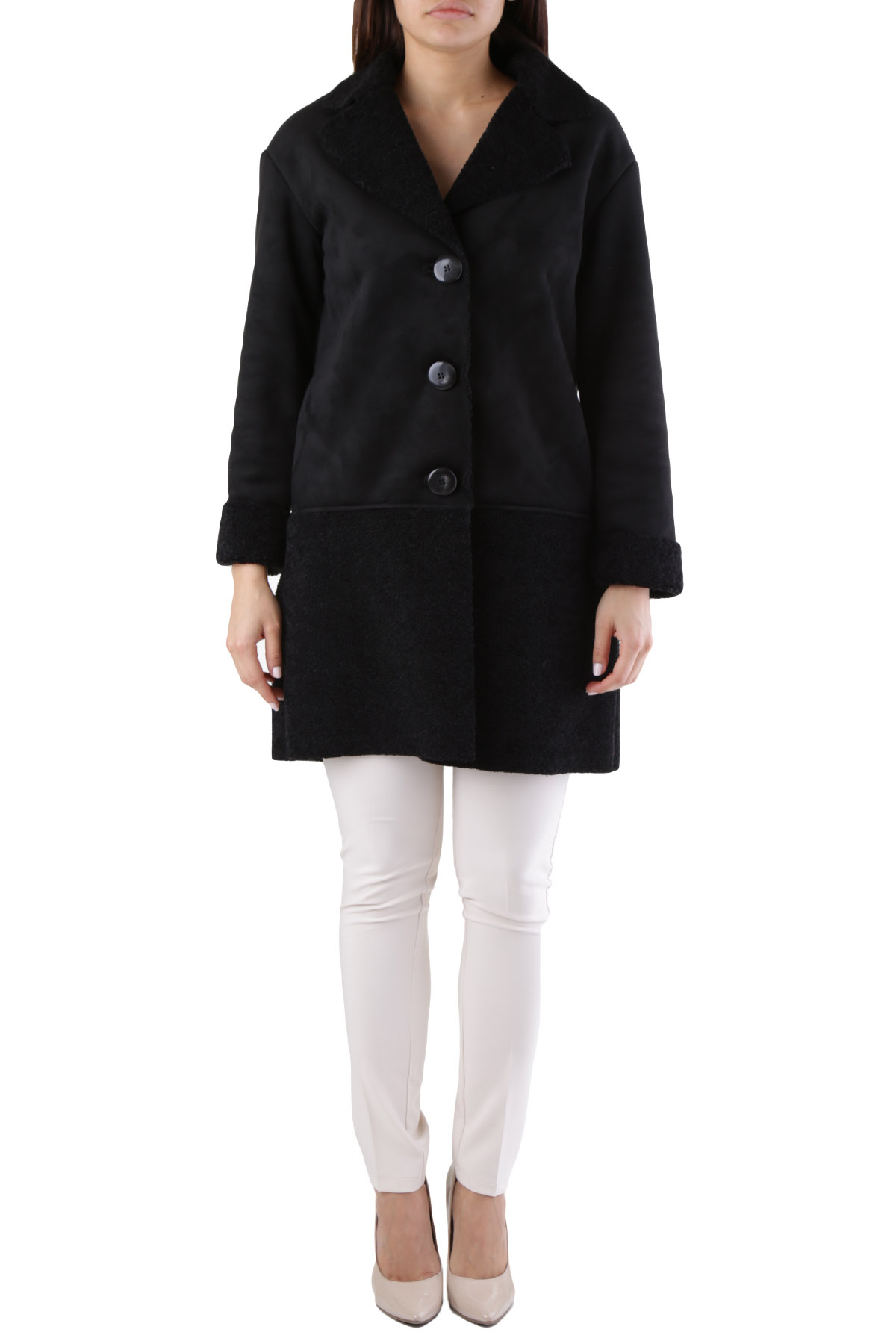 

Дубленка Cristina Gavioli Black 42 черный