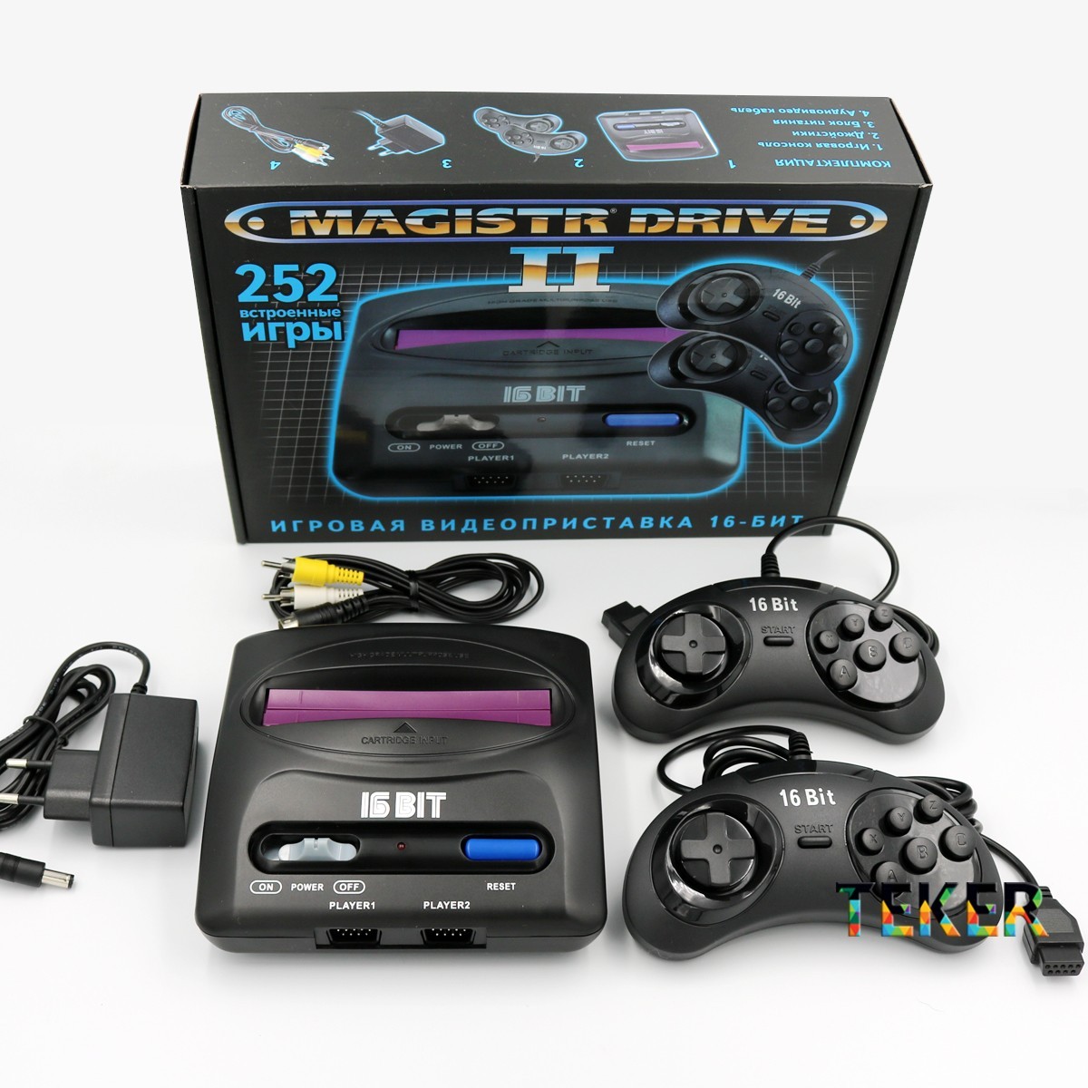 Игровая приставка Magistr Drive 2 / 252 встроенных игр Sega / поддержка  картриджей Сега – фото, отзывы, характеристики в интернет-магазине ROZETKA  от продавца: TEKER | Купить в Украине: Киеве, Харькове, Днепре, Одессе,  Запорожье, Львове