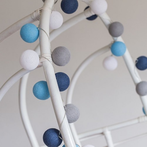 

Хлопковая гирлянда Cotton Ball Lights Sailor Blue
