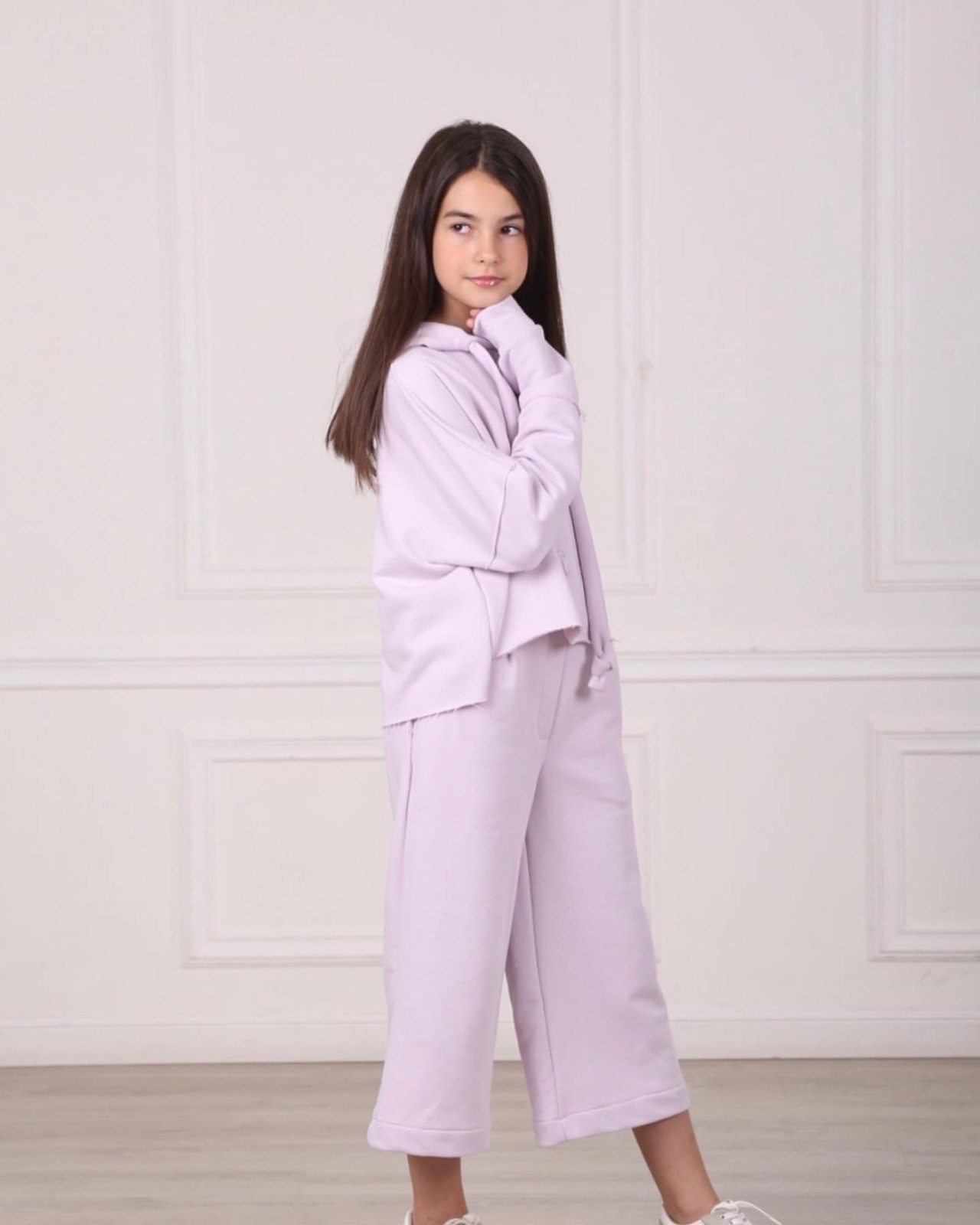 

Костюм худі+кюлоти лавандовий 122-128 см