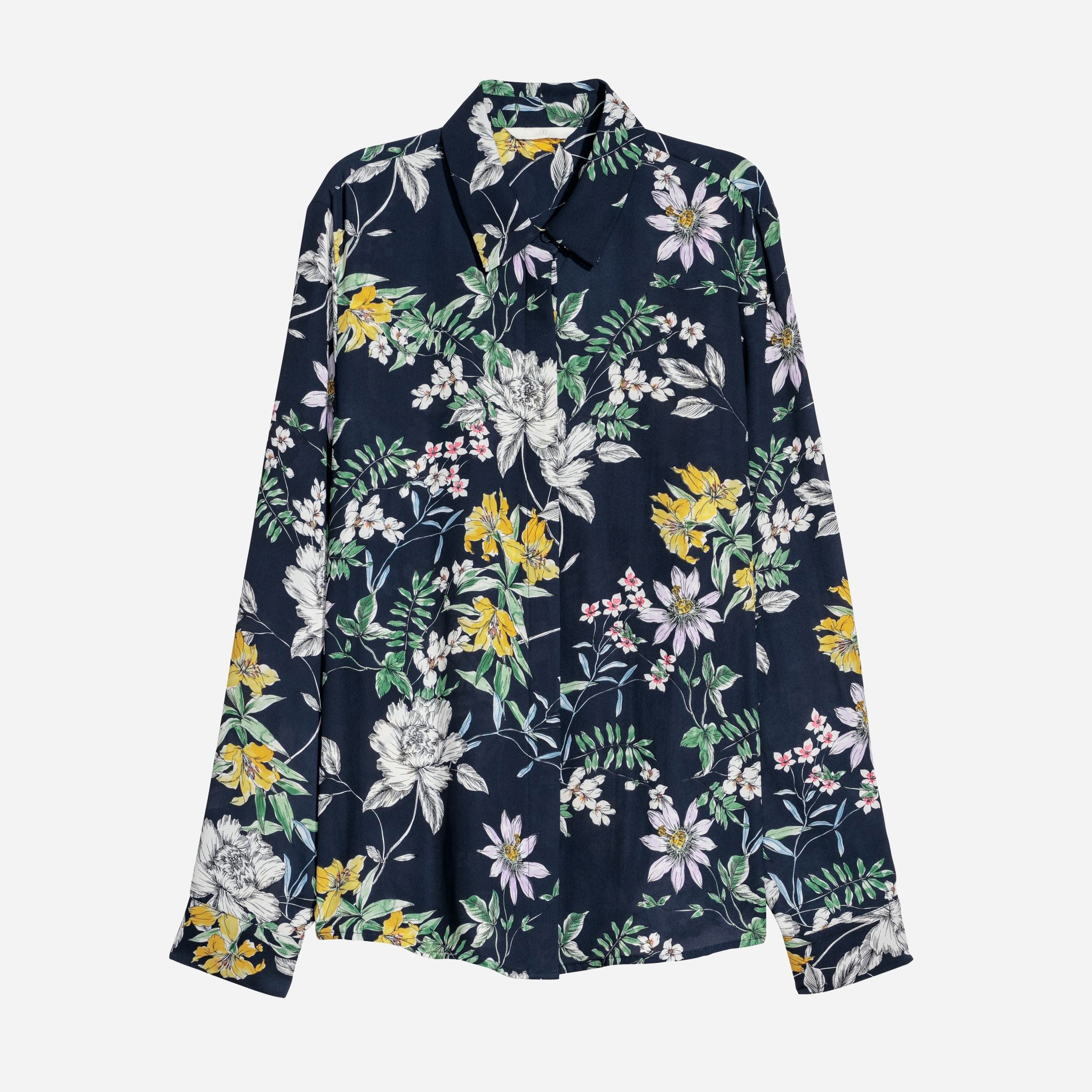 

Рубашка H&M 07-0629551-001 38 Синяя (СА2000001854068)