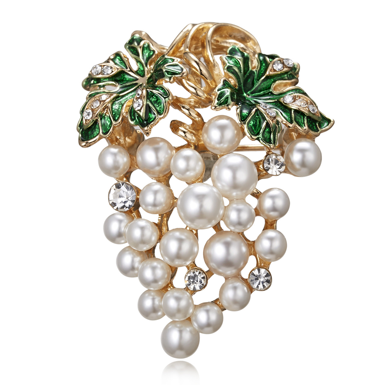

Жемчужная брошь виноград Fashion Jewelry 4209