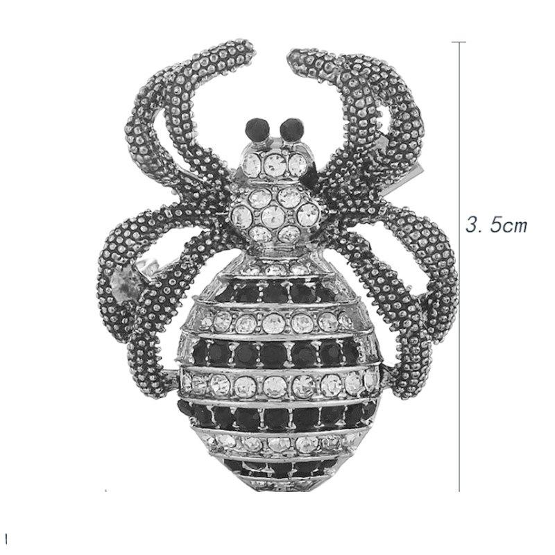 

Брошь в стразах паук насекомое Fashion Jewelry 3196