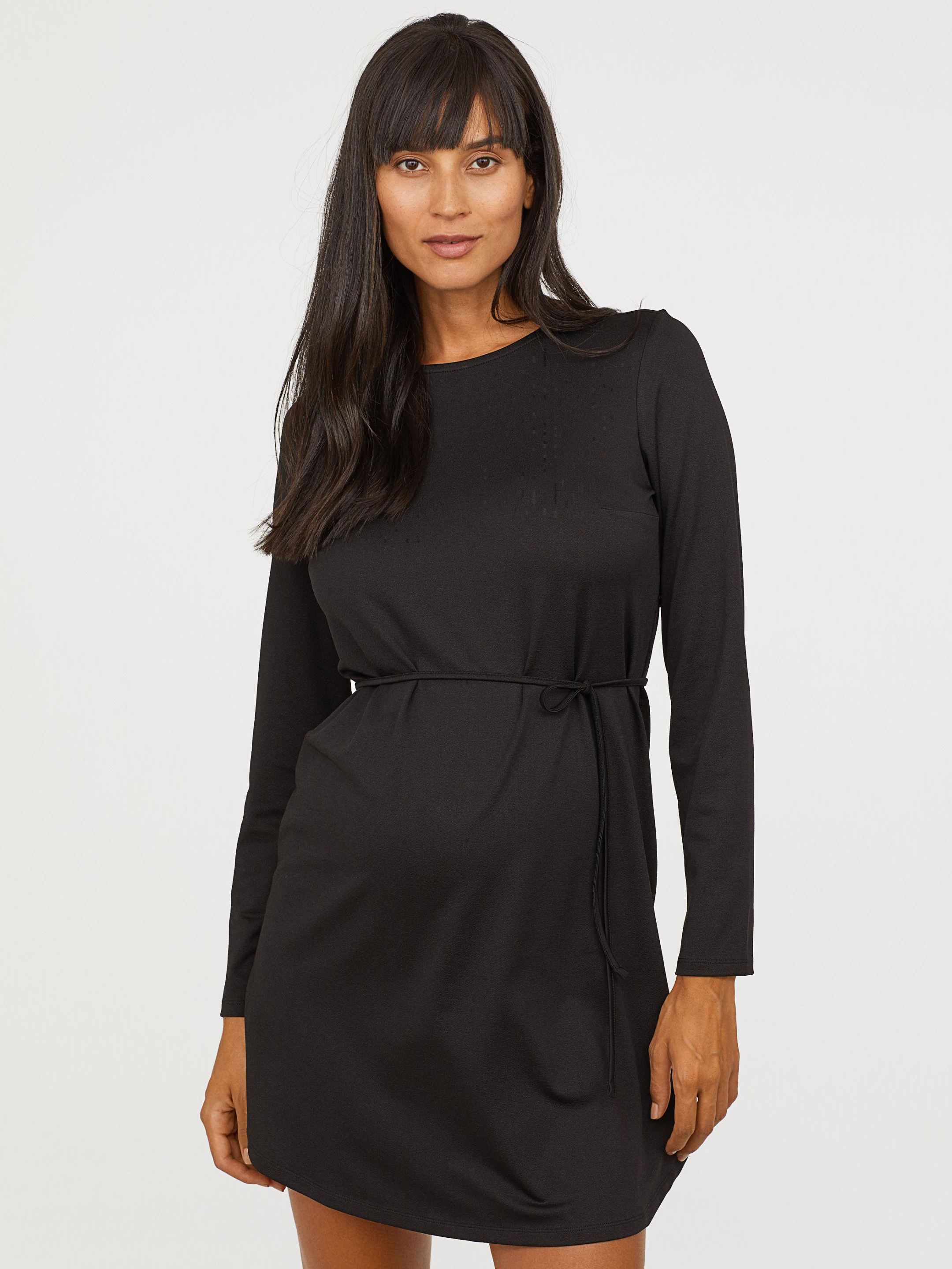 

Платье для беременных H&M 0684028-8 M Черное (СА2000001034538)