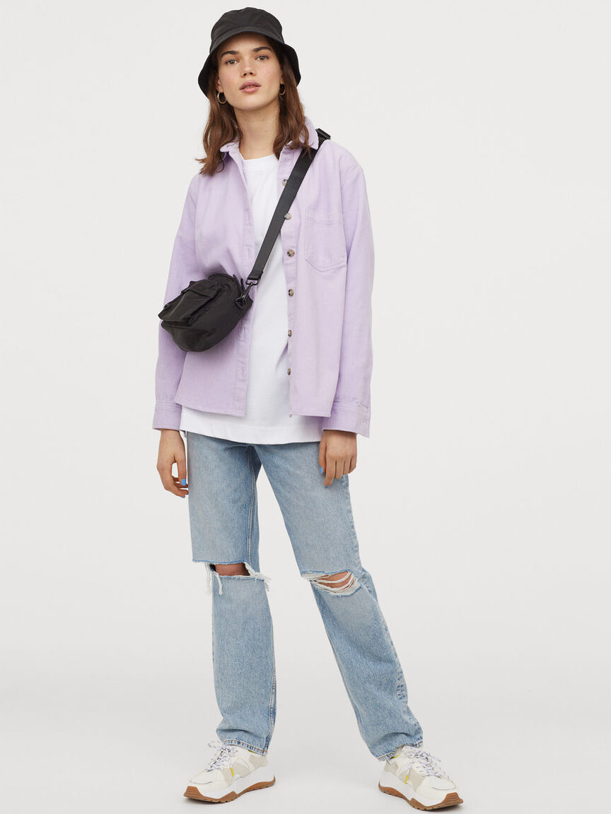 

Рубашка H&M 07-0874600-002 32 Сиреневая (СА2000001855423)