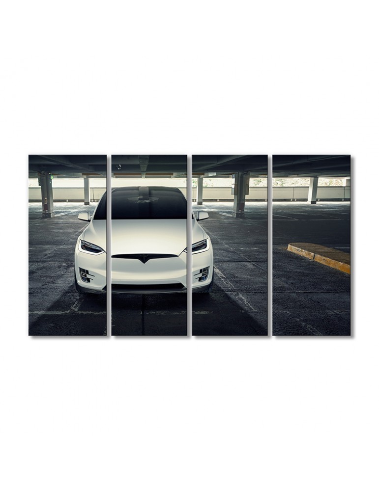 

Модульная картина Artel «Автомобиль Тесла модель X 2020 года» 4 модуля 120x180 см