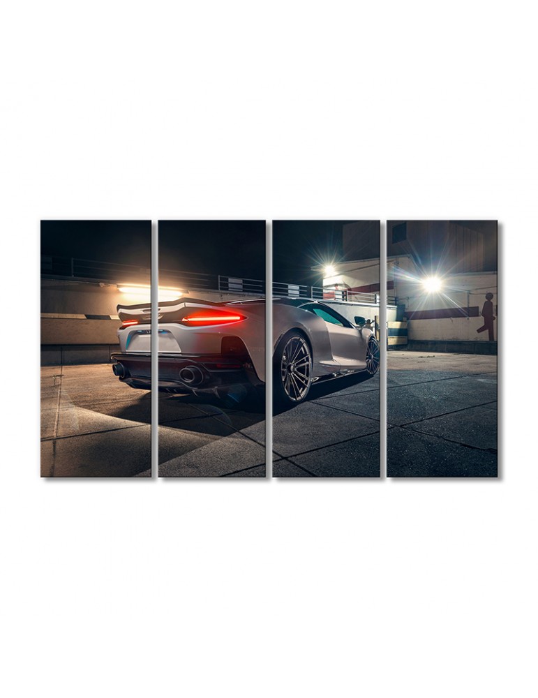 

Модульная картина Artel «Автомобиль МакЛарен GT горят стопы» 4 модуля 60x90 см