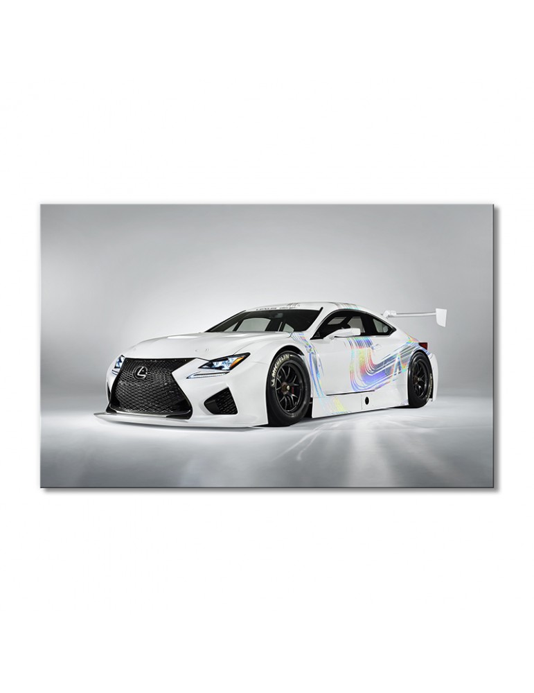 

Модульная картина Artel «Авто Лексус RC f gt3 бело-радужная» 1 модуль 60x90 см