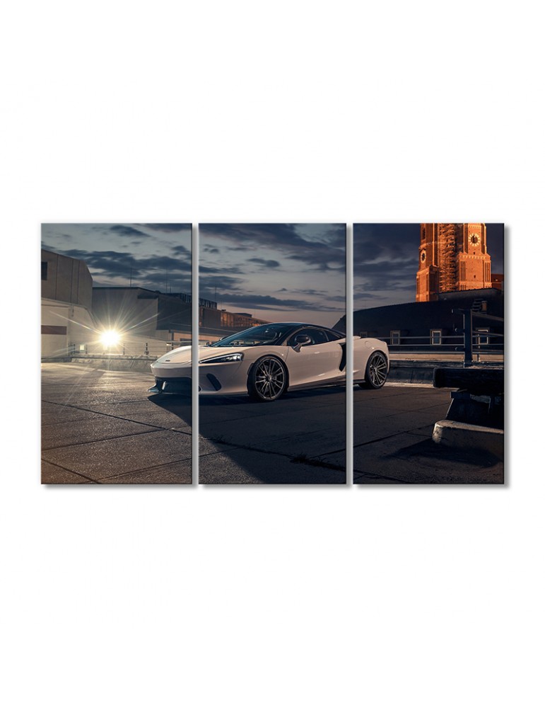 

Модульная картина Artel «Авто Новитек МакЛарен GT» 3 модуля 50x75 см