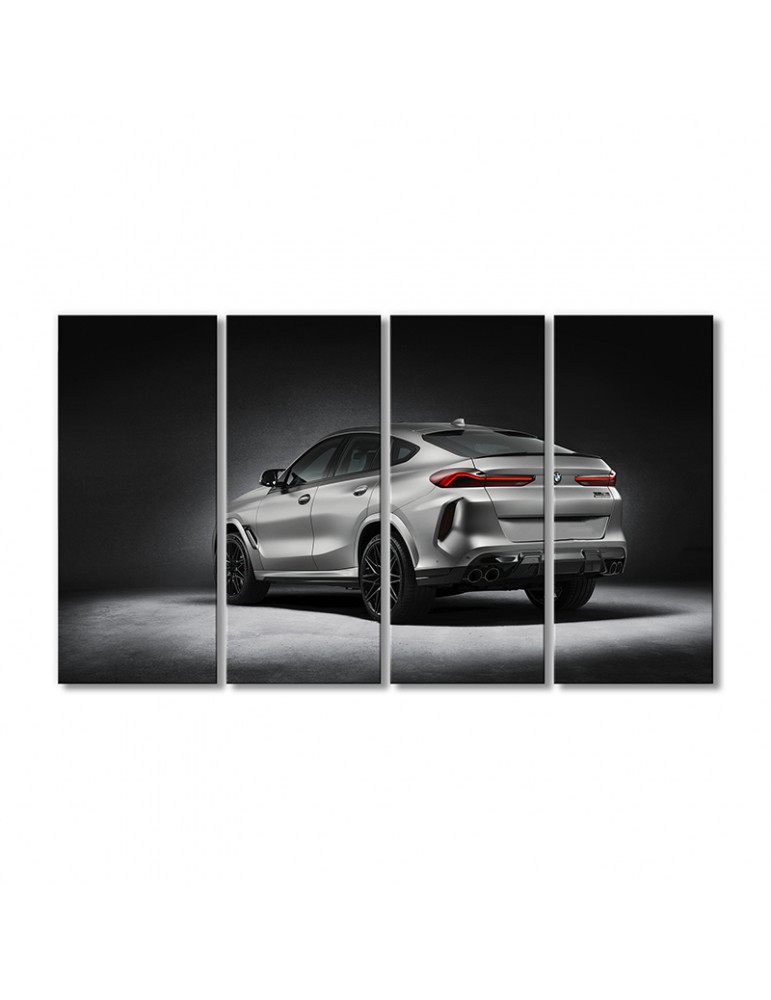 

Модульная картина Artel «Автомобиль БМВ X5 M X6 M» 4 модуля 70x105 см