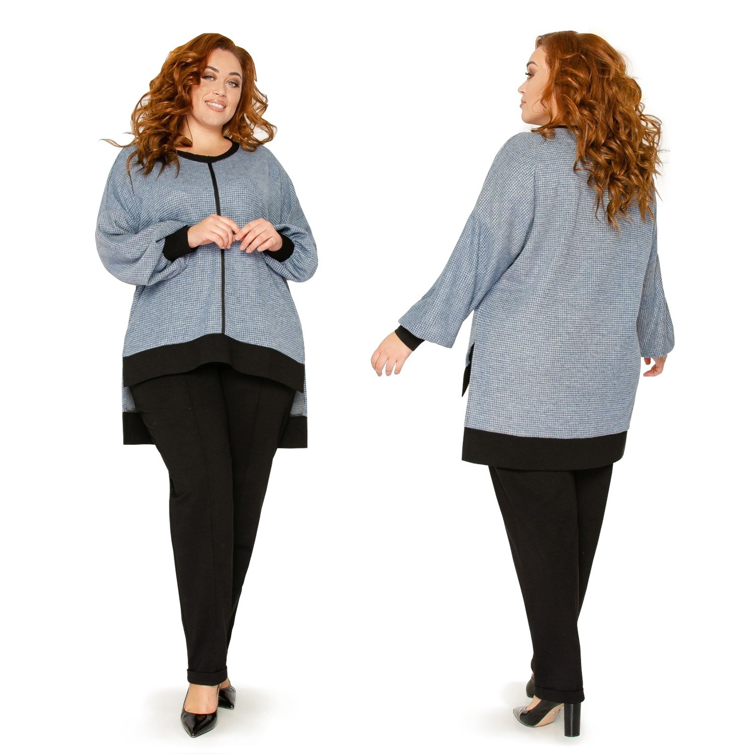 

Тёплый брючный костюм 2XL-3XL (-) голубой, Тёплый брючный костюм 2XL-3XL (56-58) голубой