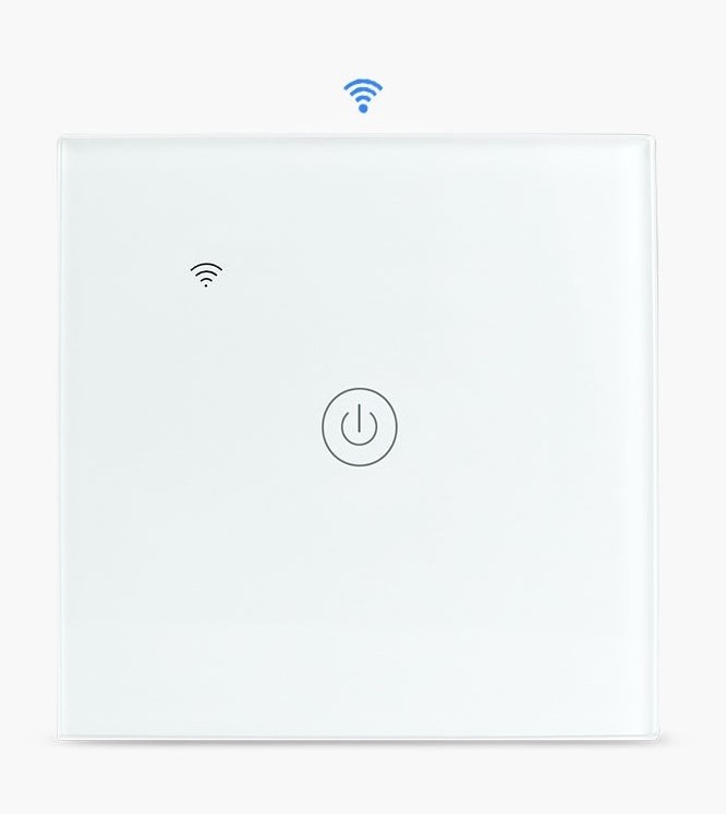 

Умный сенсорный Wi-Fi выключатель одноканальный Zemismart Белый