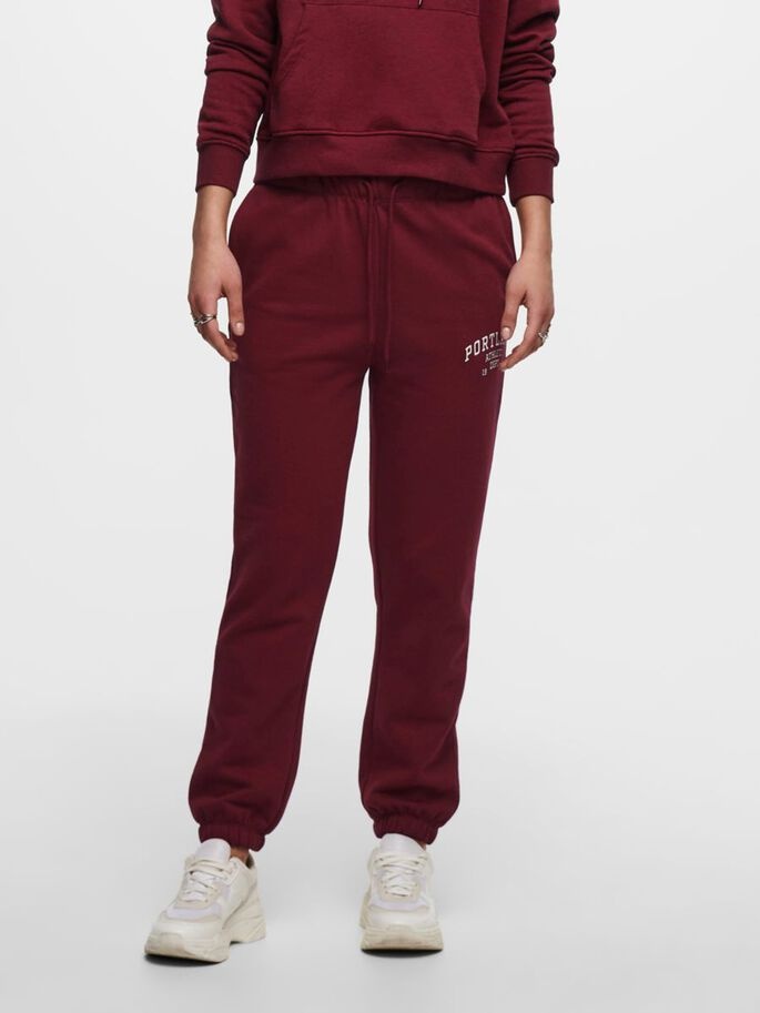 

Штаны ONLY ONLCOLLEGE LIFE PANTS SWT  Бордовый 15235557 Cabernet-Print: PORTLAND, Штаны ONLY ONLCOLLEGE LIFE PANTS SWT XL Бордовый 15235557 Cabernet-Print: PORTLAND