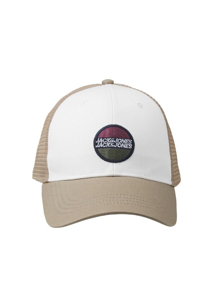 

Бейсболка Jack & Jones JACFRANK TRUCKER CAP Бежевый 12185388 Crockery