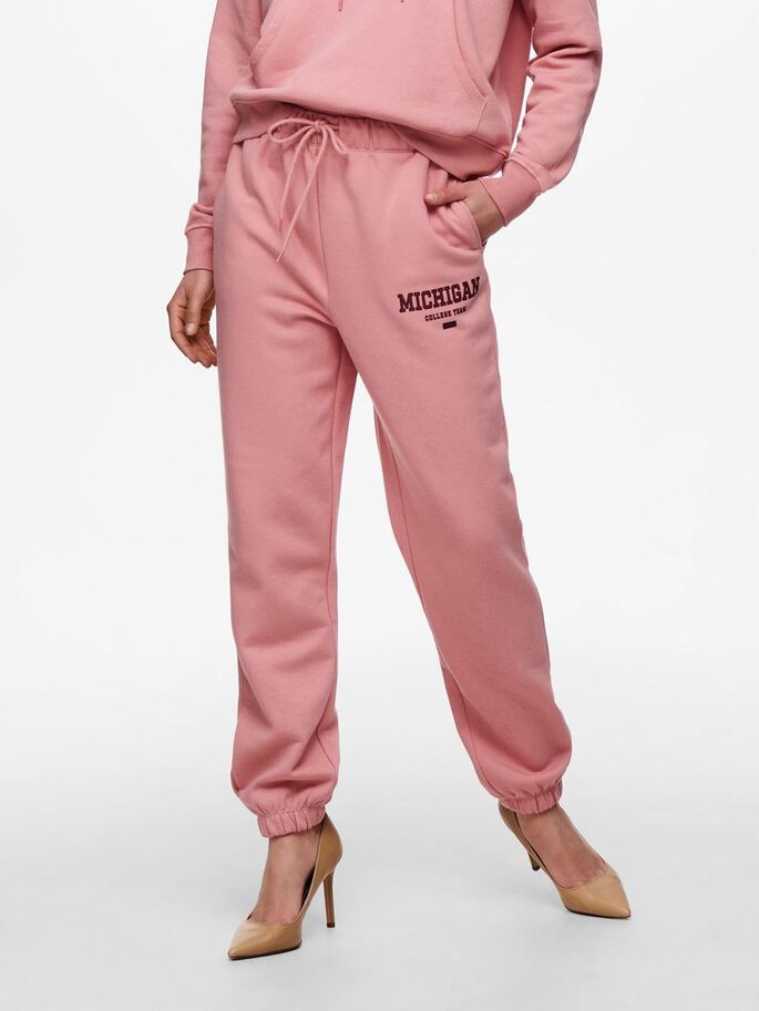 

Штаны ONLY ONLCOLLEGE LIFE PANTS SWT  Розовый 15235557 Blush-Print: MICHIGAN, Штаны ONLY ONLCOLLEGE LIFE PANTS SWT L Розовый 15235557 Blush-Print: MICHIGAN