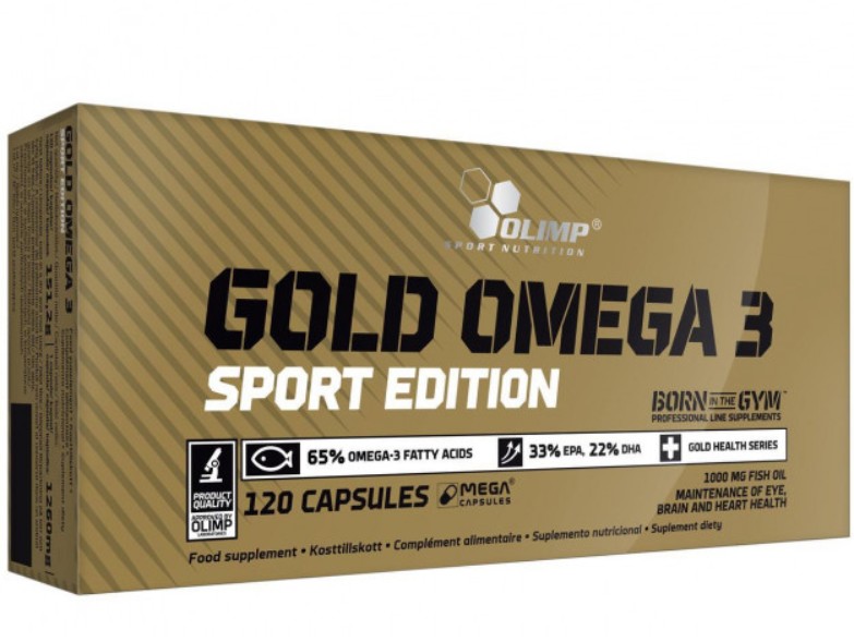 

Жирные кислоты Olimp Gold Omega 3 Sport Edition 120 капсул